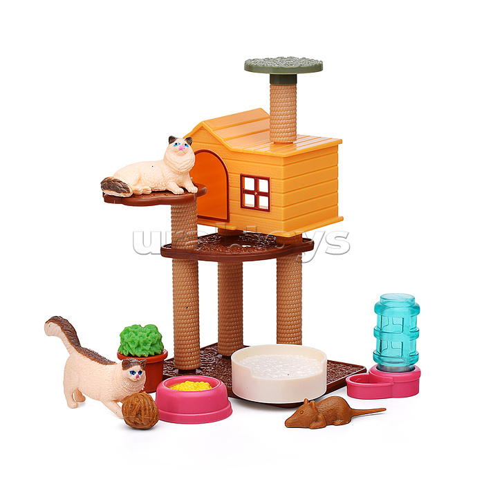 Игра питомец "Кошечка Бусинка" в коробке