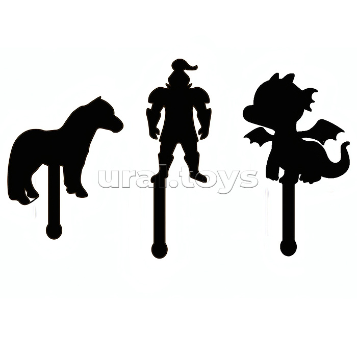 Игра настольная "ТеатрТеней" Театр на столе (5 сказок)