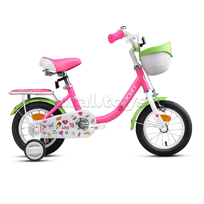 Велосипед 12" Rocket Bella, цвет розовый