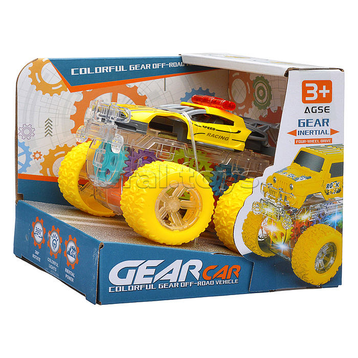 Машина "Полицейский трюк" в коробке