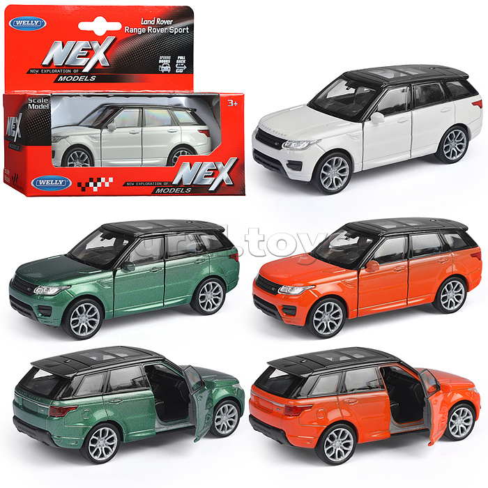 Модель машины 1:34-39 Land Rover Range Rover Sport