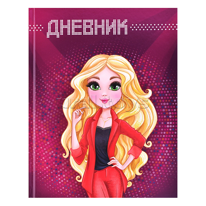Дневник 1-4кл, тв обл .глянц/лам, 48л, Calligrata "Модель"