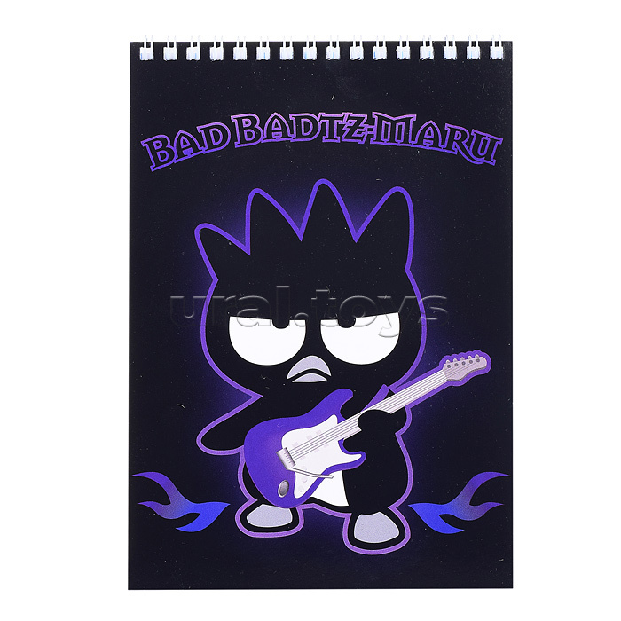 Набор блокнот "Bad Badtz Maru" А5, 60 листов+Ручка шариковая автоматическая прорезиненная в подарочной упаковке
