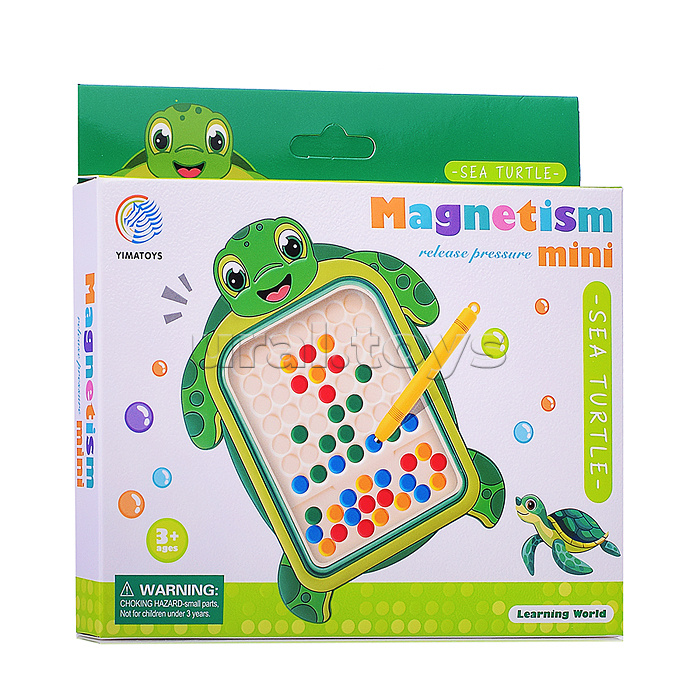 Мозаика "Черепашка" (магнитная) в коробке