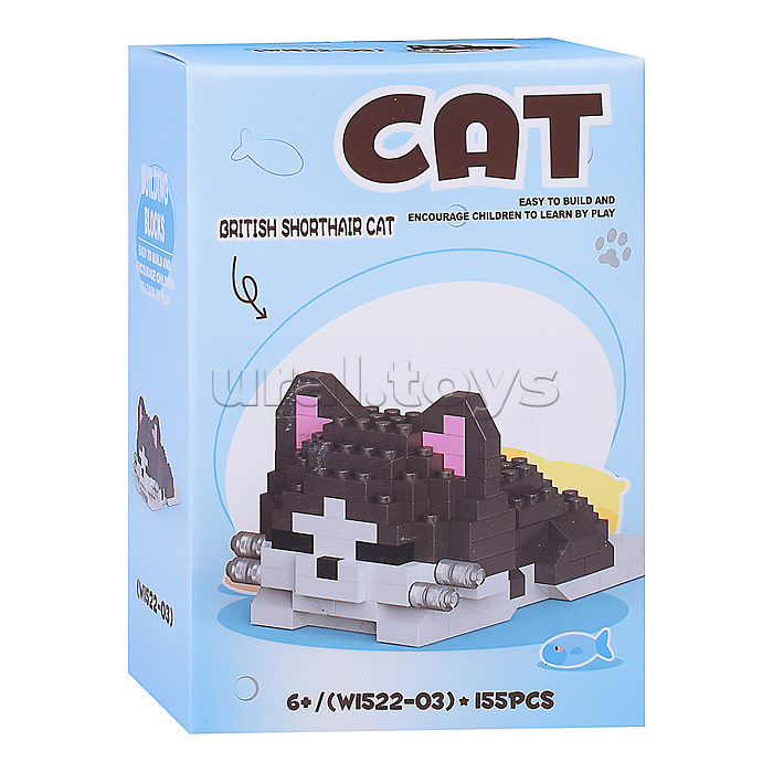 Конструктор "Кошка" (155 дет.) в коробке