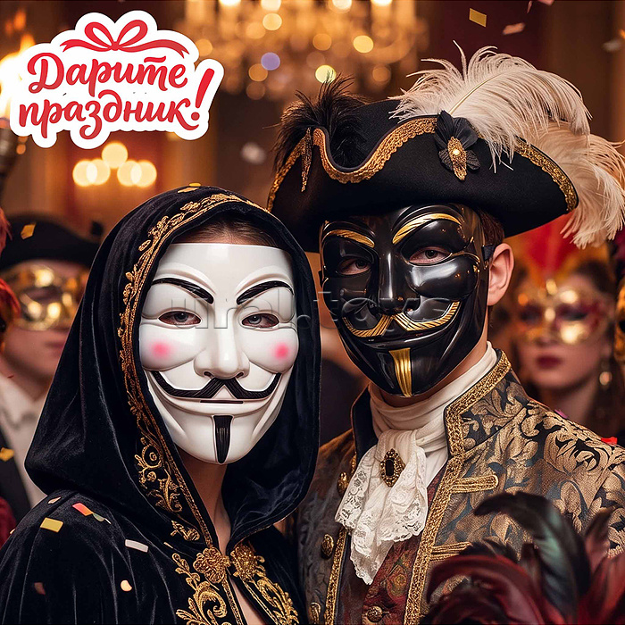 Карнавальная маска "Вендетта"
