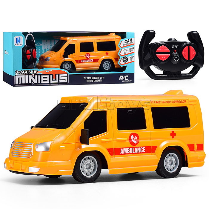 Машина "Ambulance" р/у, 27 MHz, в коробке