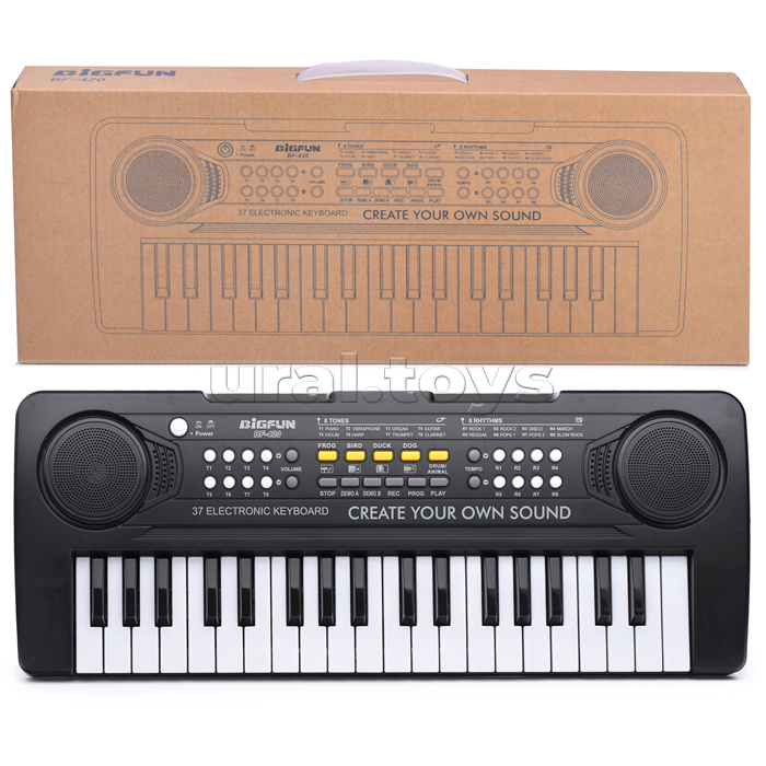 Синтезатор "Стиль музыки" 37 клавиш, с USB, в коробке