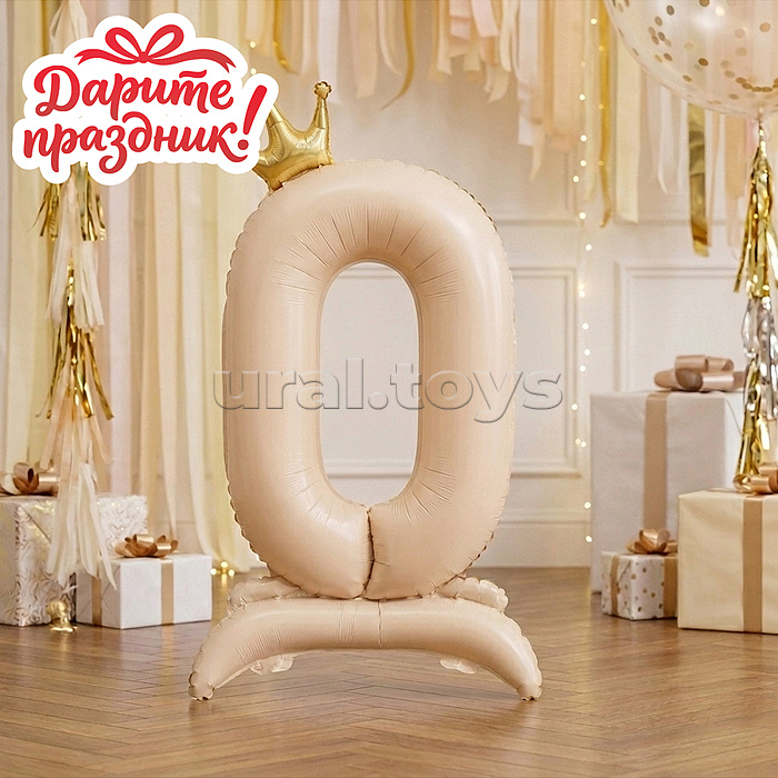 Интерьерное украшение Фигура-шар "Цифра 0"