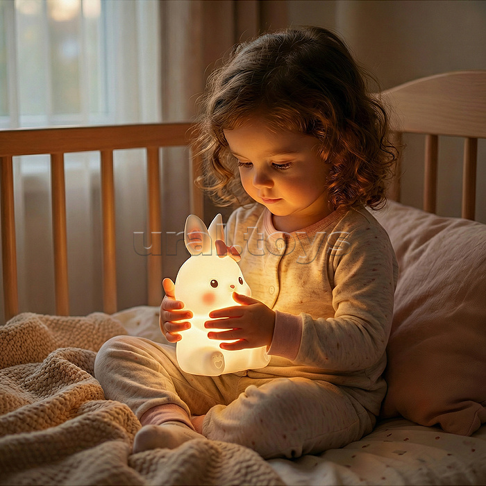 Ночник "Зайчик с бантиком" в коробке
