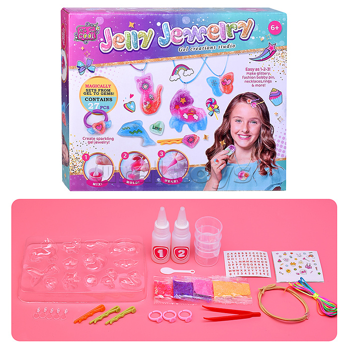 Набор творческая мастерская "Волшебный гель" серия единорогов, в коробке