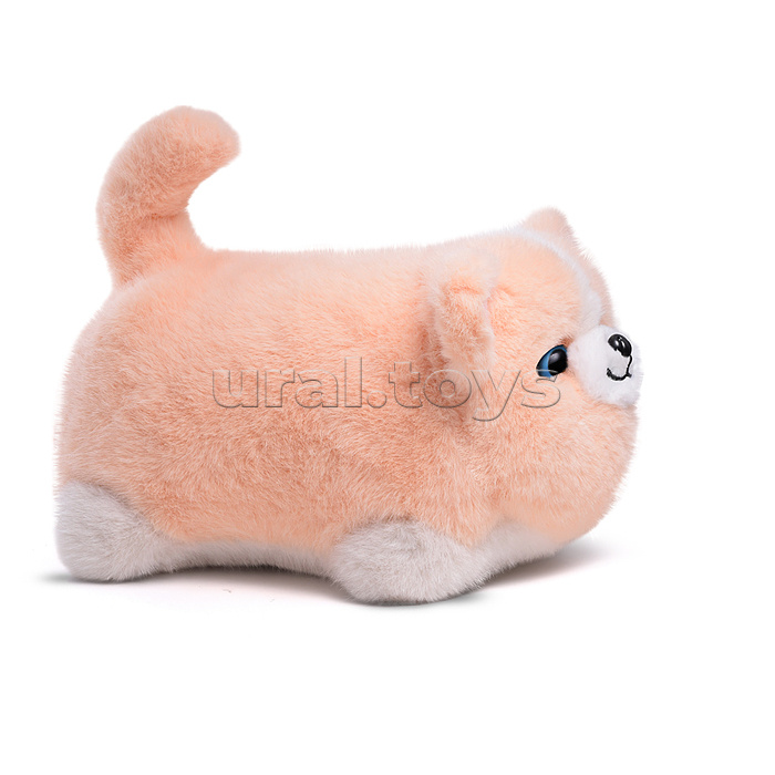 Собака "Пит" (глазки двигаются, запись, пьёт молоко, поёт) в коробке