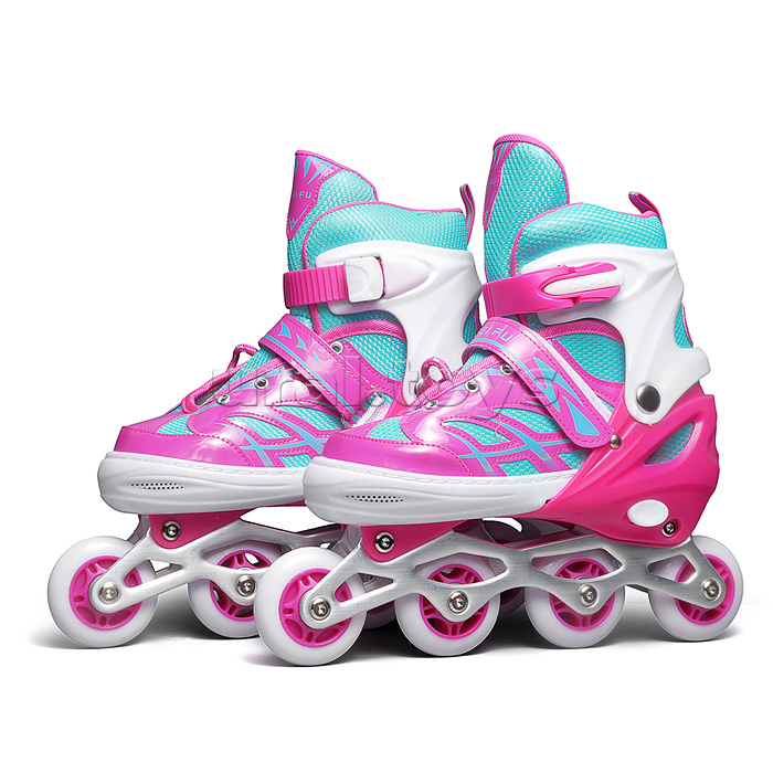 Ролики детские, размер L (цвет розовый)