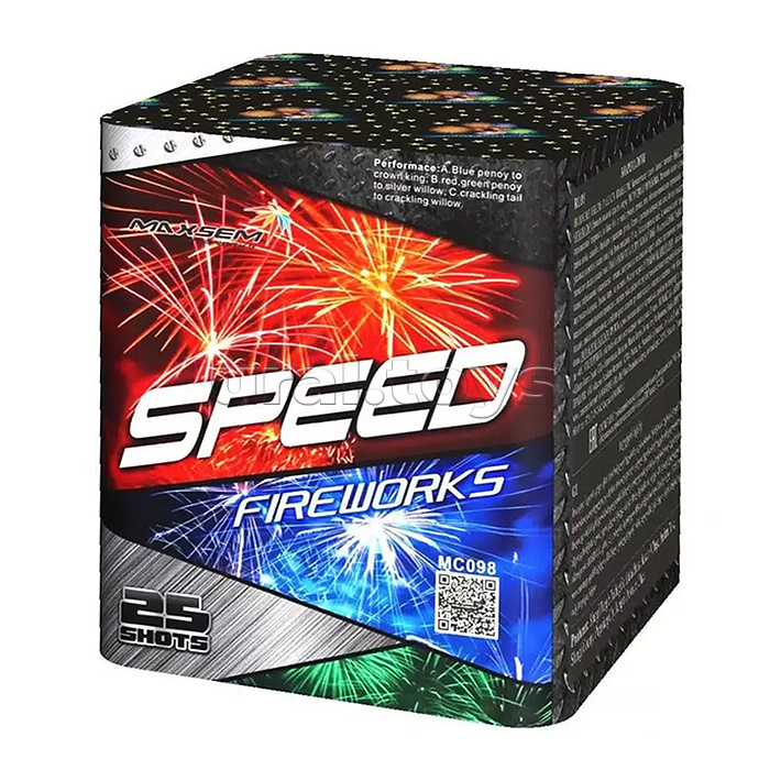 Батарея салютов "Speed I" (1,2" х 25 залп.) * в кор. 4 шт. Срок до 01.02.28