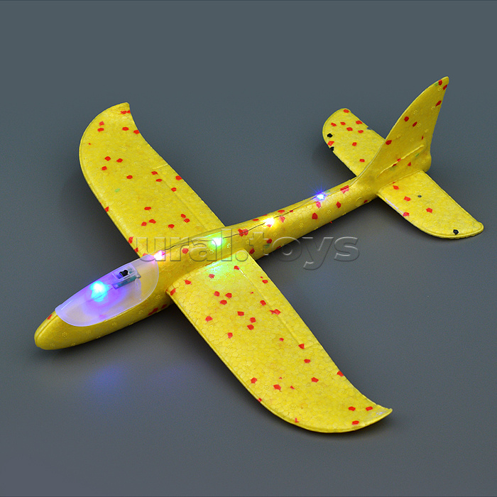 Самолет "Планер" 36см, свет