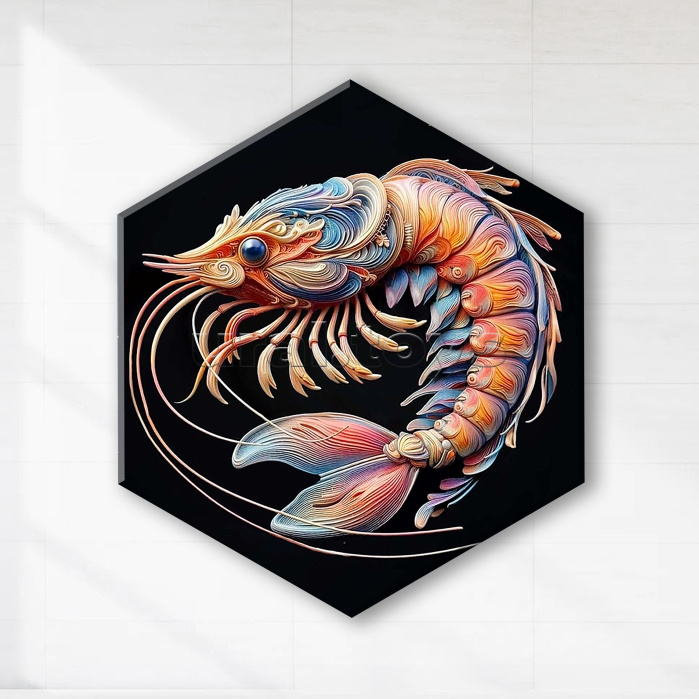 Картина по номерам 37х32 "Креветка" со светящейся краской черный холст Гексагон (17 цветов) Картина по номерам 37х32 "Креветка" со светящейся краской черный холст Гексагон (17 цветов)