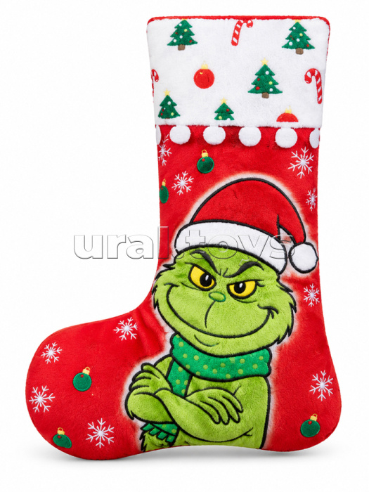 Игрушка для собак "Носочек Гринча"
