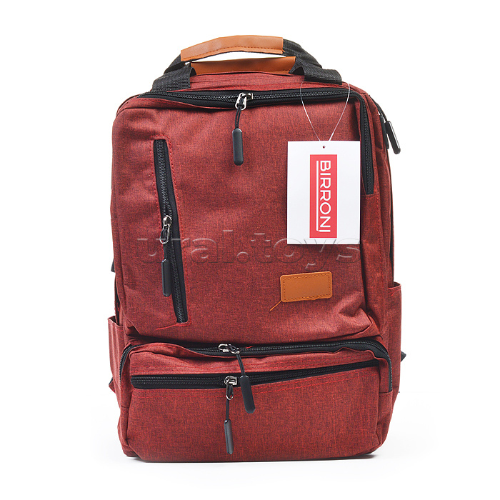 Набор школьных принадлежностей 29х41х14 см BIRRONI (рюкзак красный, сумка, пенал)