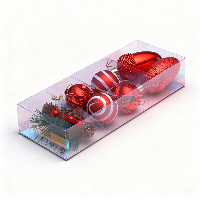 Набор новогодних украшений "Новогодние радости" (8шт х 22,5см)