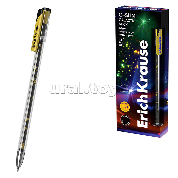 Ручка гелевая G-Slim Stick Galactic 0.5, цвет чернил черный