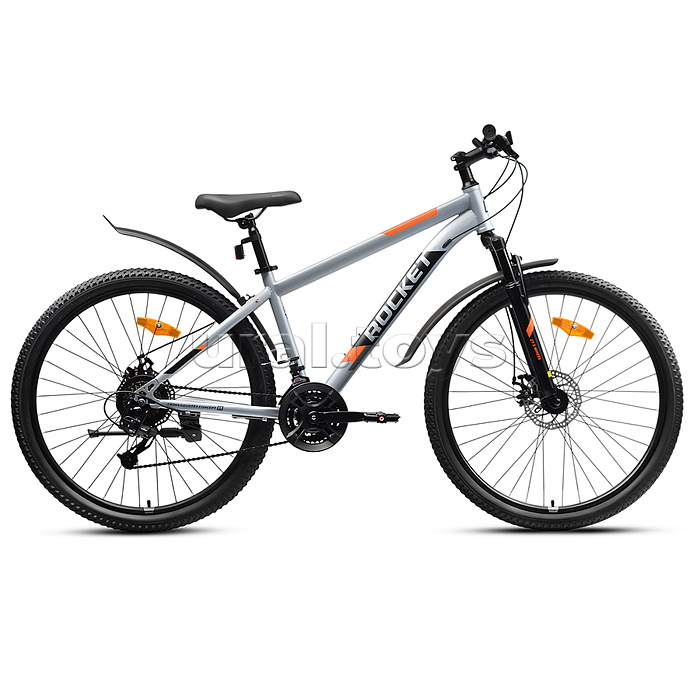 Велосипед 27,5" Rocket Crater 27.5, цвет серый, размер 16"