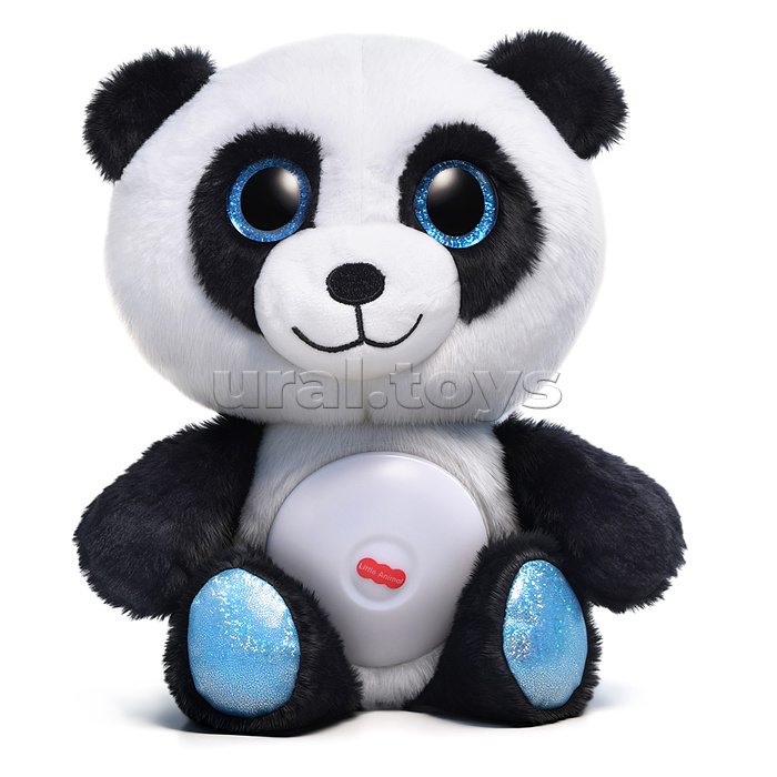 Медведь "Веселая пандочка" свет, звук, в коробке