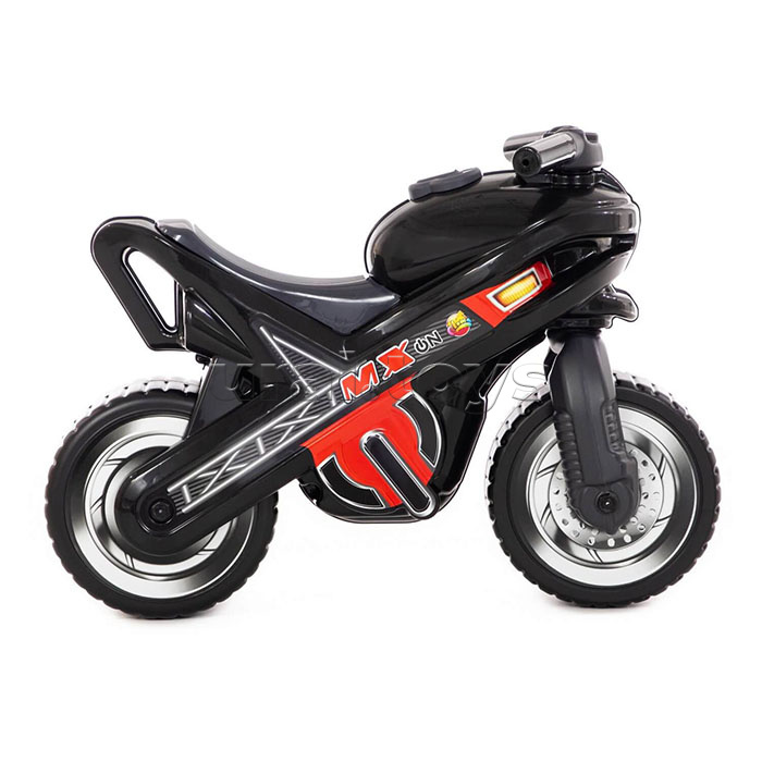 Каталка-мотоцикл "МХ" (чёрная)