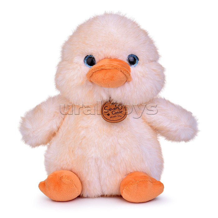 Мягкая игрушка "Утенок Кря с надписью" 24 см