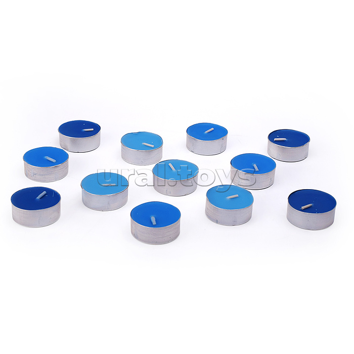 Набор арома свечей (В ассортименте: ваниль/клубника/апельсин/роза/лимон/яблоко/черника/лаванда (12шт.)