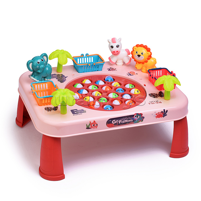 Набор рыбалка 7732B "Веселые животные" в коробке