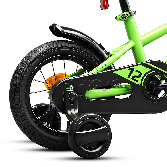 Велосипед 12" Rocket Gloss, цвет зеленый