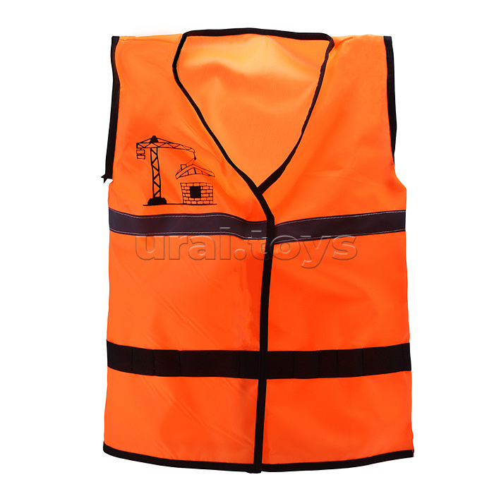 Набор строителя (жилет,молоток,линейка,пила,кусачки)