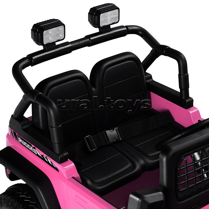 Электромобиль детский "Городской внедорожник" (цвет розовый)