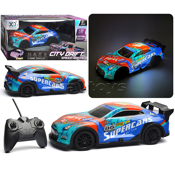 Машина "Citi drift №2" р/у, 27 MHz, в коробке Машина "Citi drift №2" р/у, 27 MHz, в коробке
