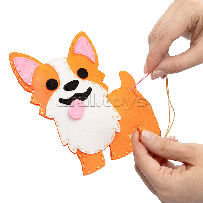 Набор для творчества. Мягкая игрушка из фетра "Корги"