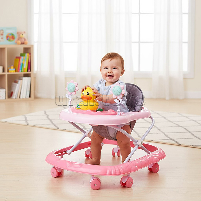 Ходунки "Утенок" (цвет розовый)