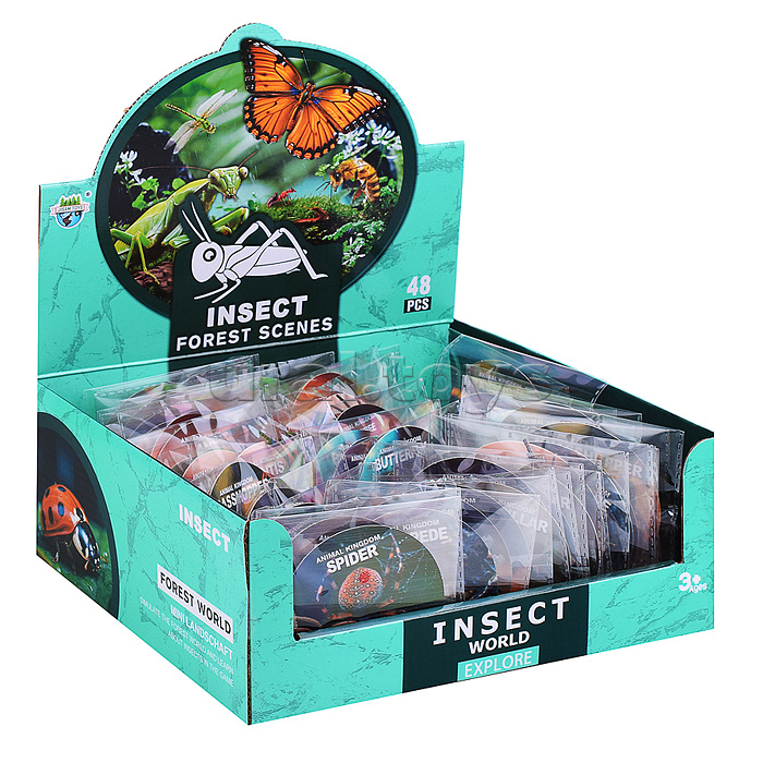 Насекомое в ассортименте, в коробке