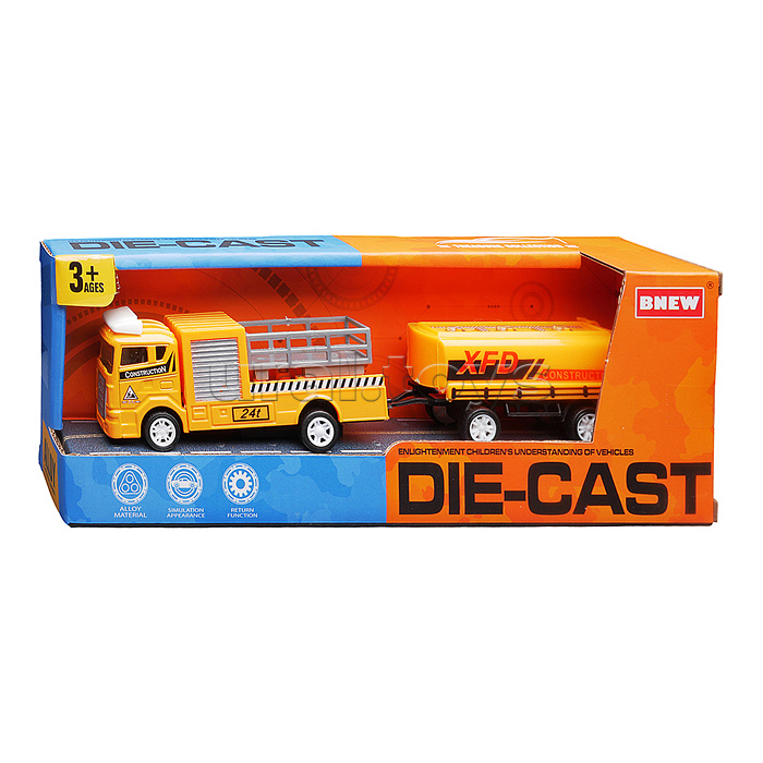 Машина "Лесовоз" металл, в коробке