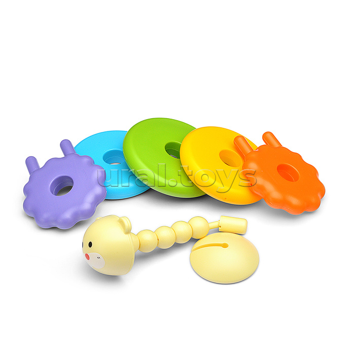 Пирамидка "Зверёк" в коробке Пирамидка "Зверёк" в коробке