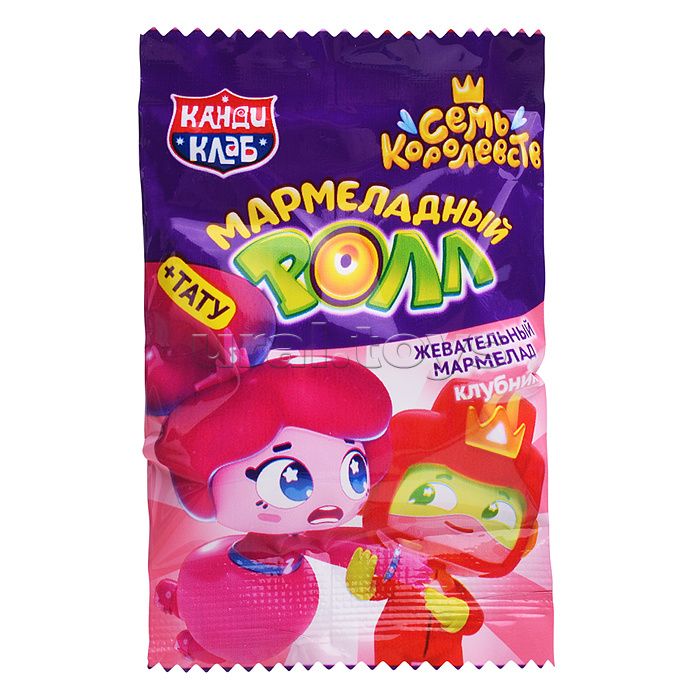 Жевательный мармелад с татуировкой "Мармеладный Ролл" ассорти (Семь Королевств) 12гр*36шт