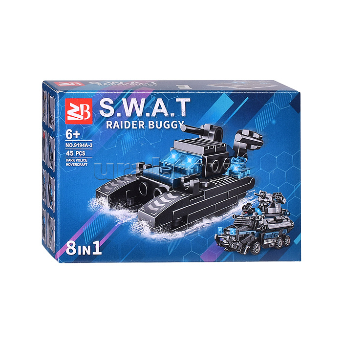 Конструктор "SWAT. Вездеход" 8 в 1, в коробке Конструктор "SWAT. Вездеход" 8 в 1, в коробке