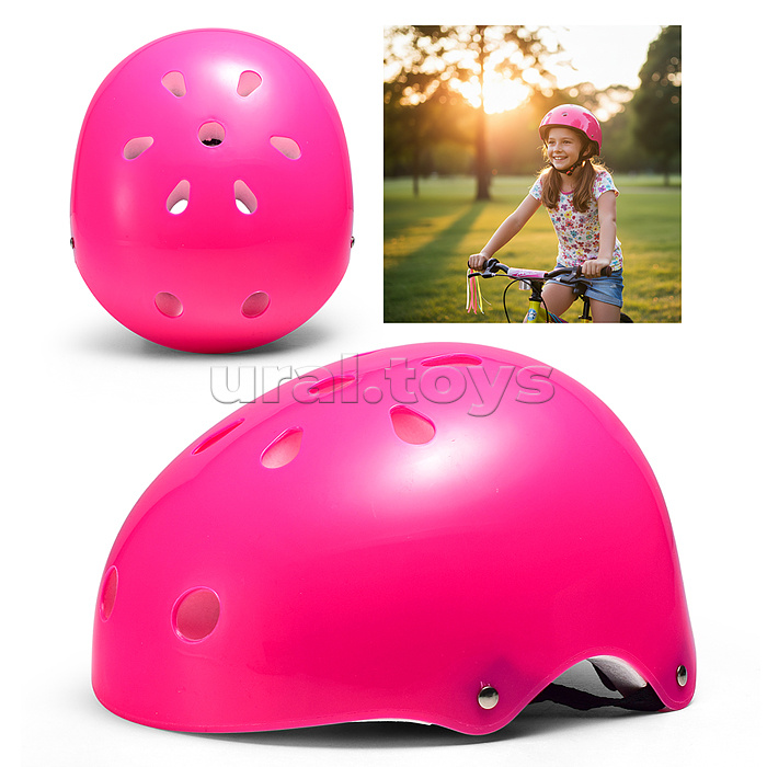 Защитный шлем "Цветок" (цвет розовый)