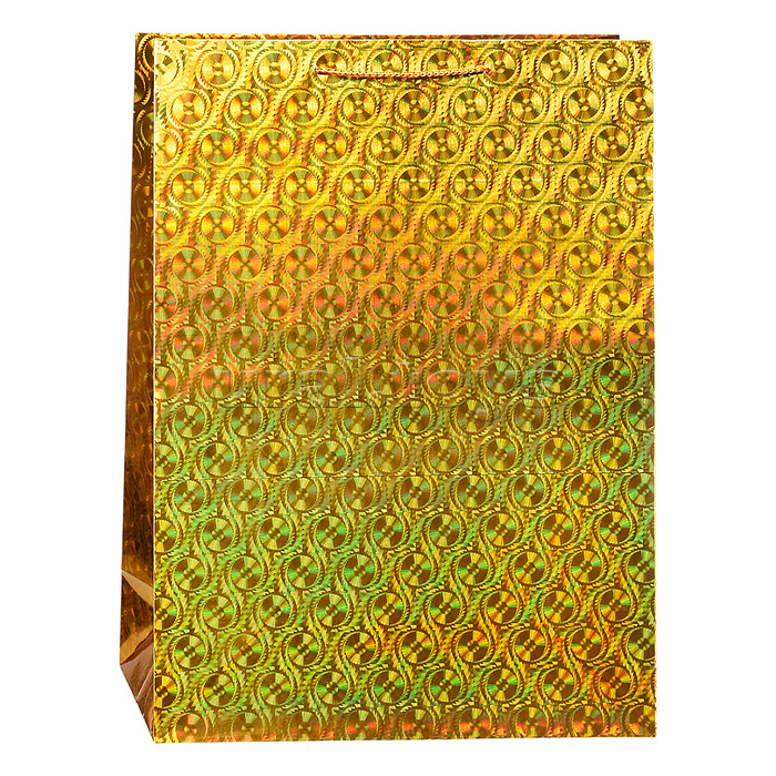 Пакет подарочный голография размер xl, 4 цвета