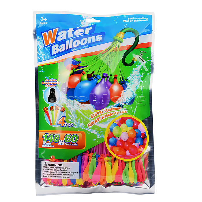 Водная игра "Цветные бомбочки" в пакете