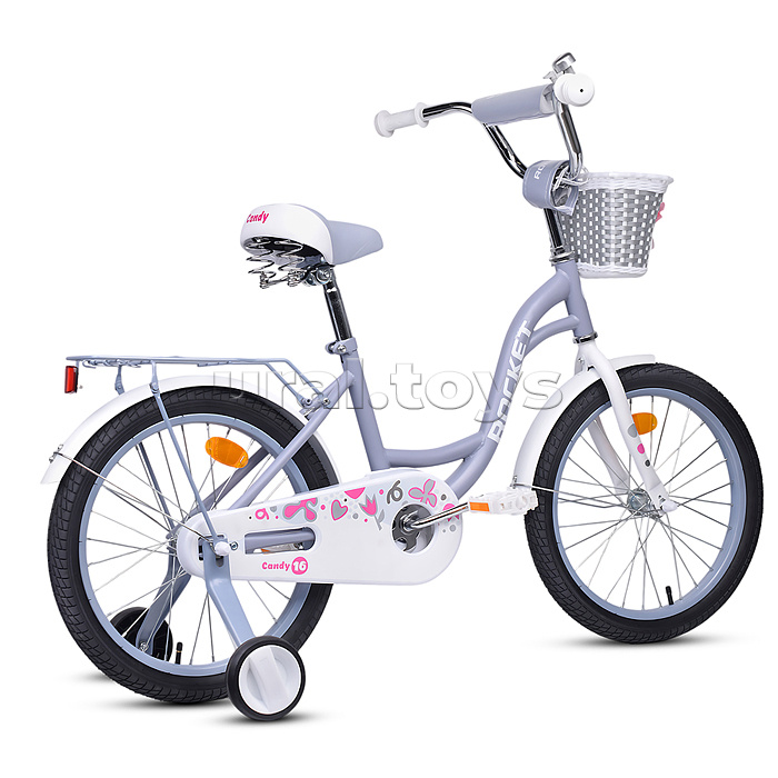 Велосипед 16" Rocket Candy, цвет серый Велосипед 16" Rocket Candy, цвет серый