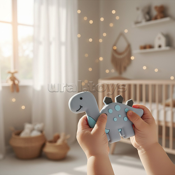 Игрушка -грызунок "Динозаврик"