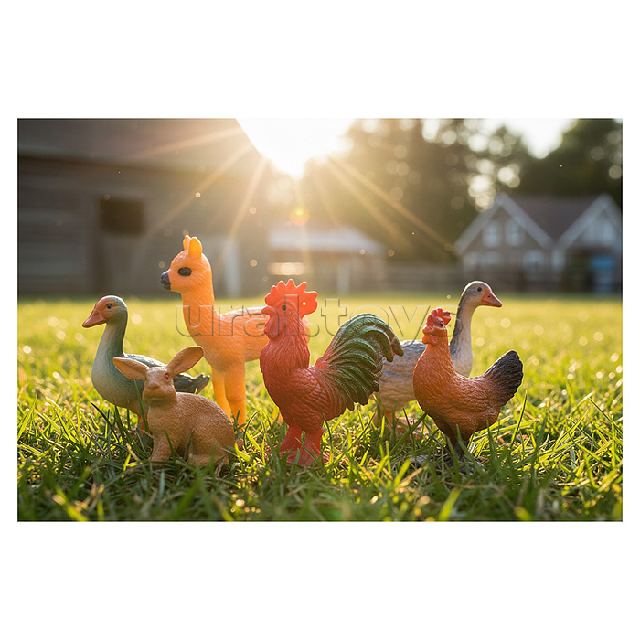 Набор животных "Зоосемья" в пакете