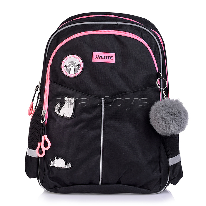 Рюкзак "Lifestyle. Pedro Raccoon" школьный 37x28x16 см (16 л) 500 г, плотный износостойкий полиэстер с водоотталкивающей пропиткой и rip-stop, 2 отделения на молнии Рюкзак "Lifestyle. Pedro Raccoon" школьный 37x28x16 см (16 л) 500 г, плотный износостойкий полиэстер с водоотталкивающей пропиткой и rip-stop, 2 отделения на молнии