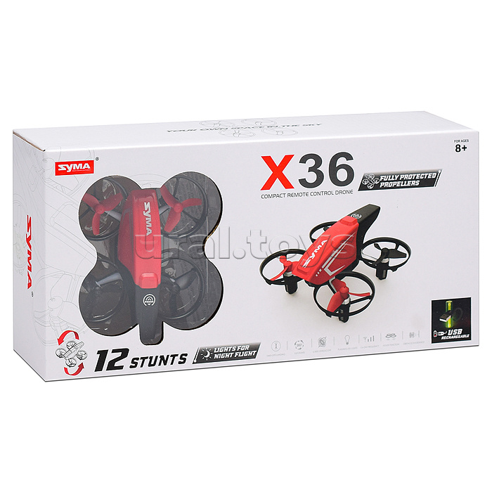 Квадрокоптер "Фьюжн" р/у, 27 MHz, в коробке