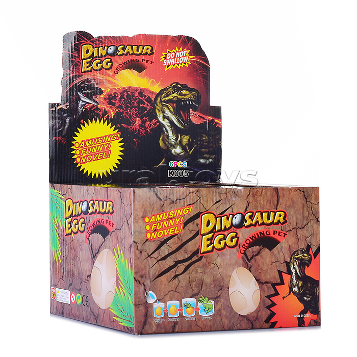Игрушка-сюрприз "Динозавр" в яйце (растущее животное)